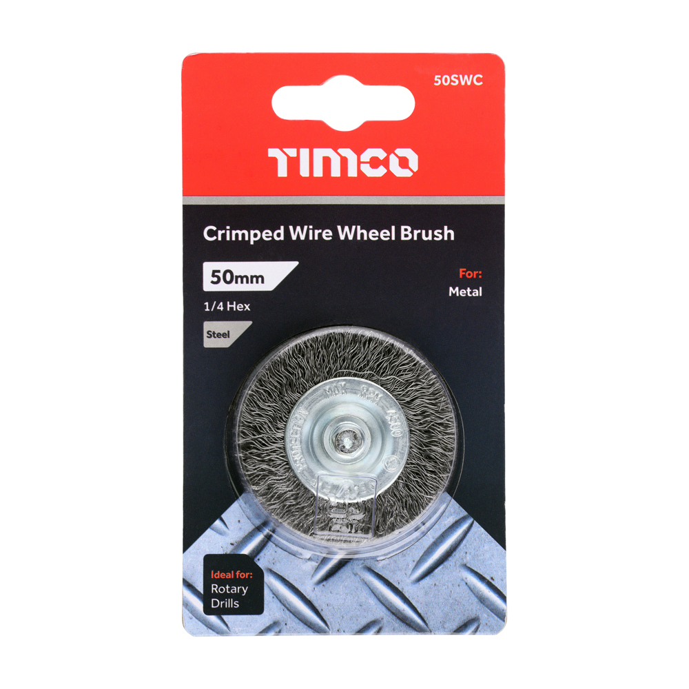 Drill Crimp Wire Wheel Brush - Image 2