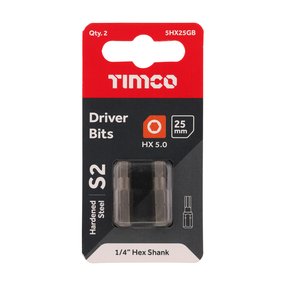 Hex Driver Bit - S2 Grey - Image 2