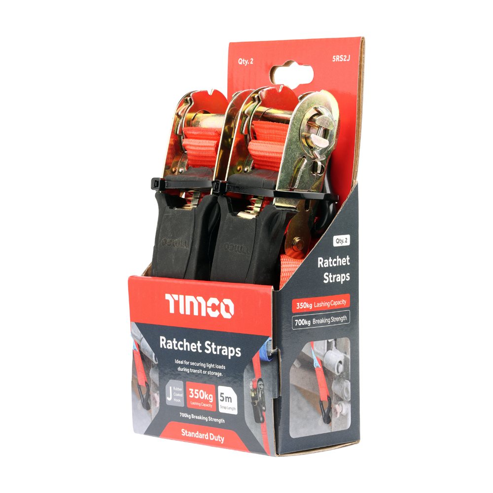 J Hook Ratchet Straps STD - Image 2