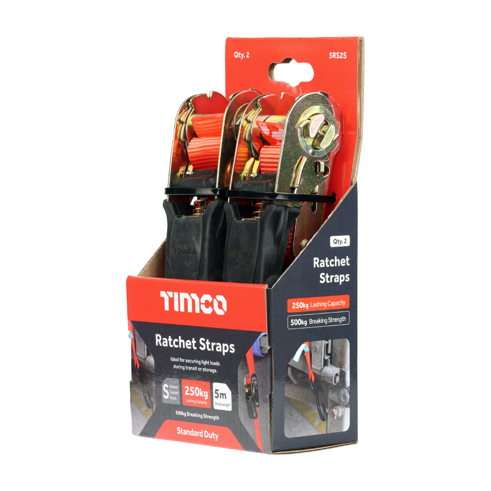 S Hook Ratchet Straps STD - Image 3