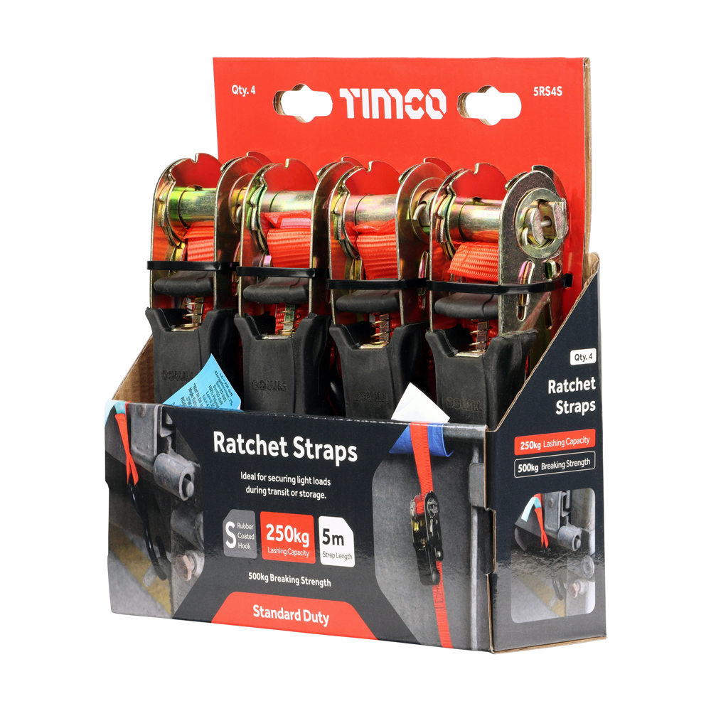 S Hook Ratchet Straps STD - Image 3