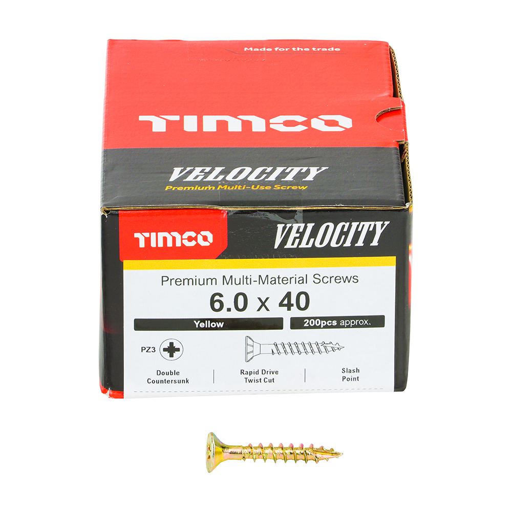 Velocity Screw PZ3 CSK ZYP - Image 3