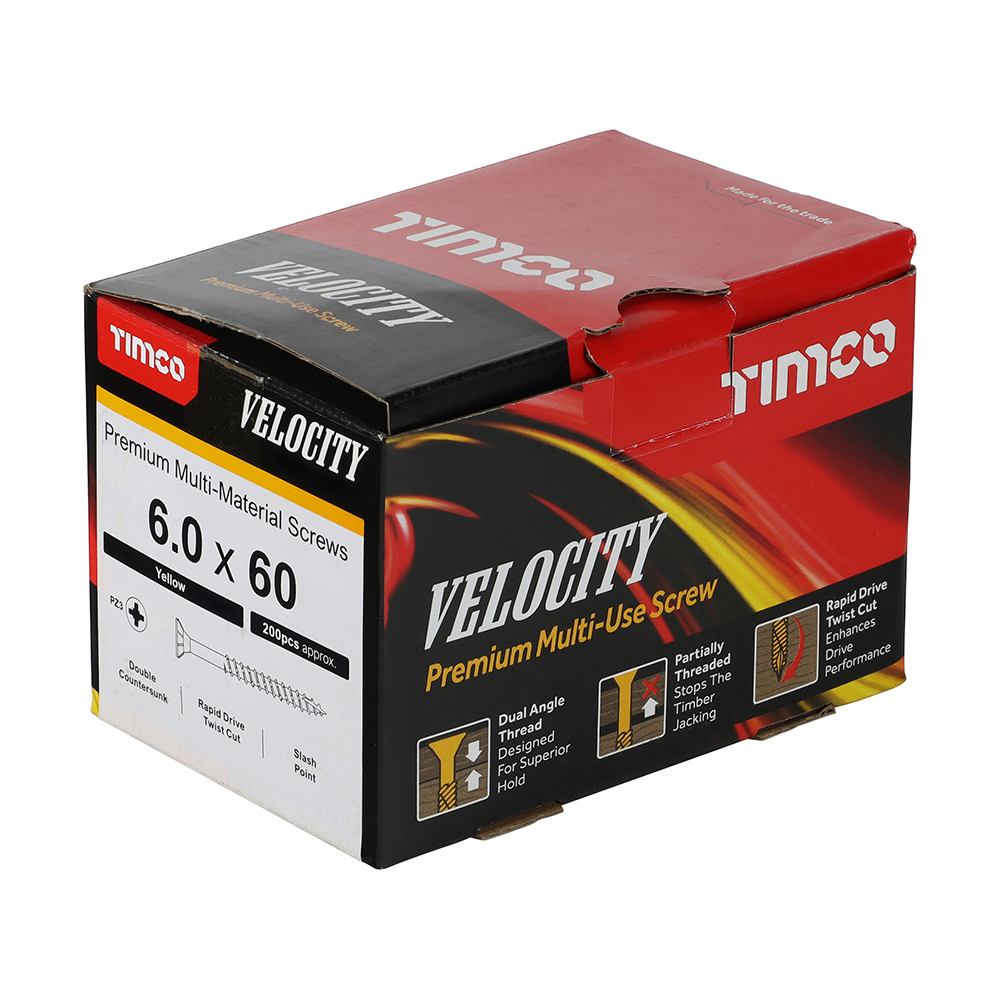 Velocity Screw PZ3 CSK ZYP - Image 2