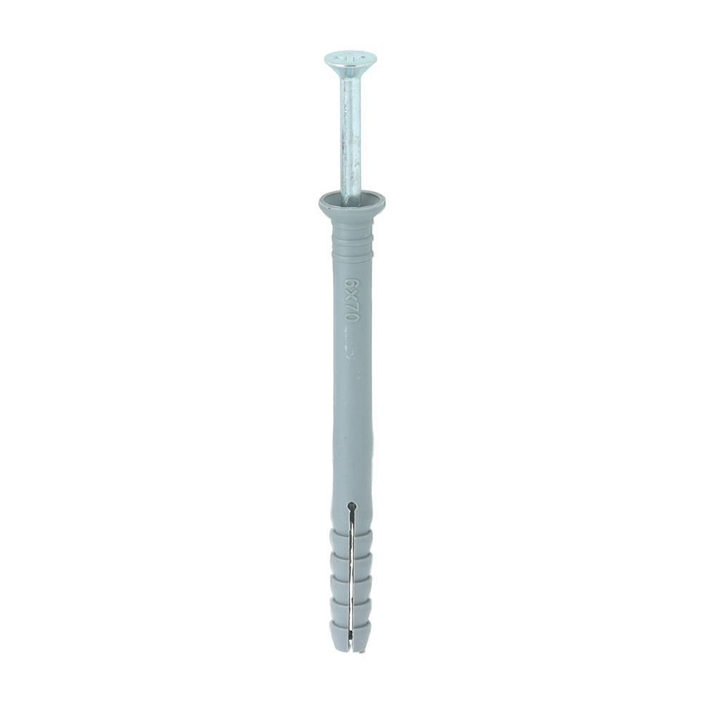Nylon Hammer Fixing - BZP