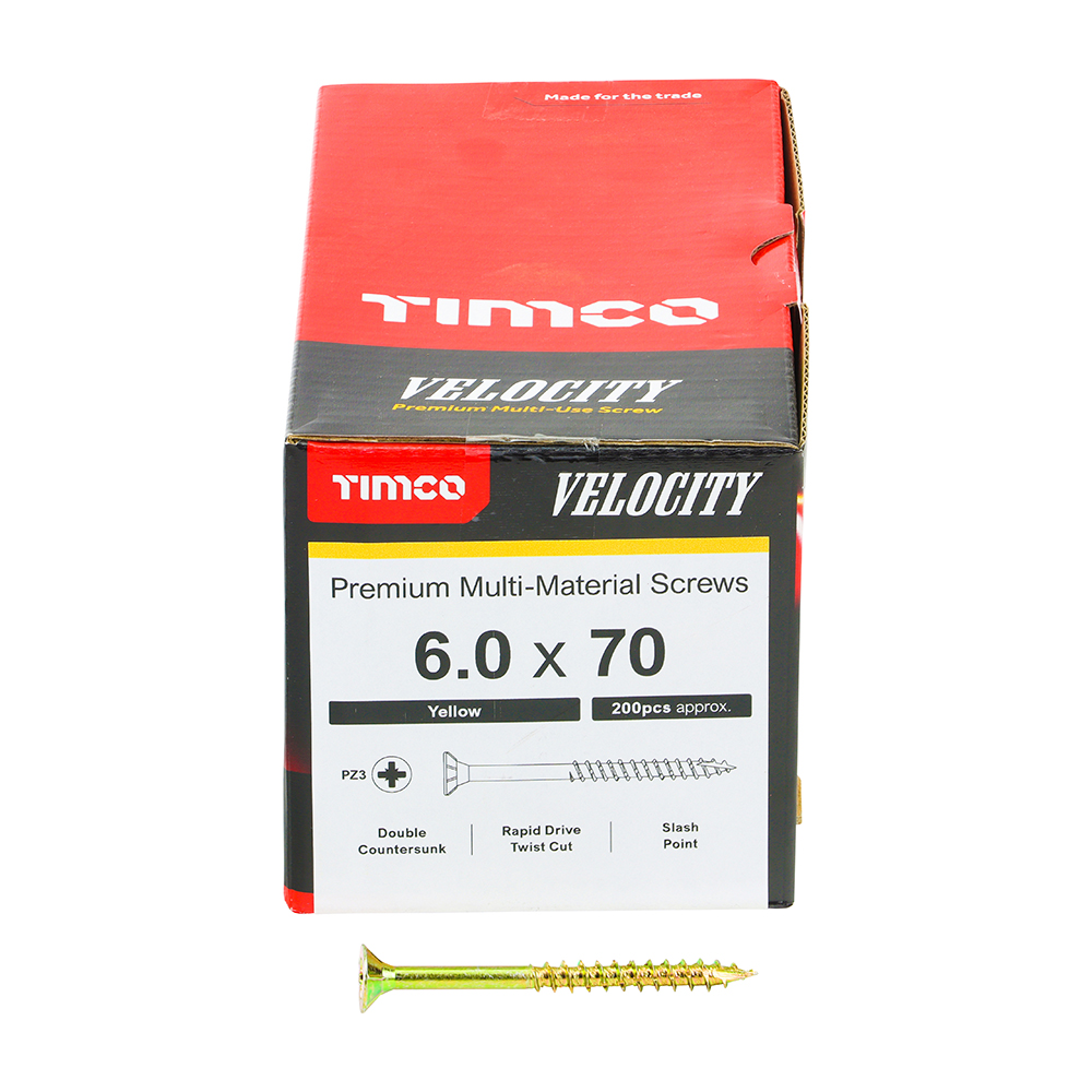 Velocity Screw PZ3 CSK ZYP - Image 3