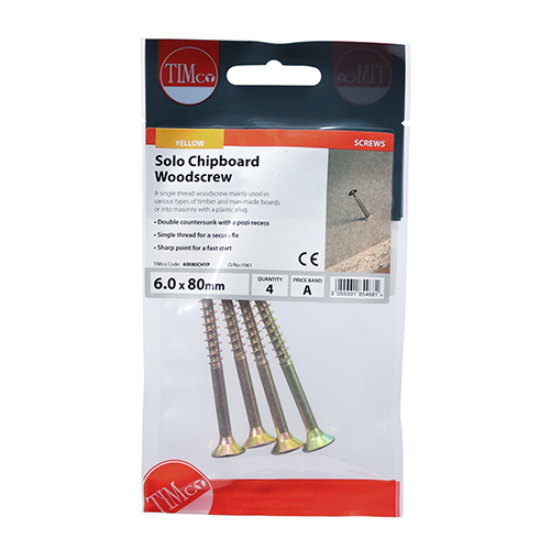 Solo Woodscrew PZ3 CSK - ZYP - Image 2