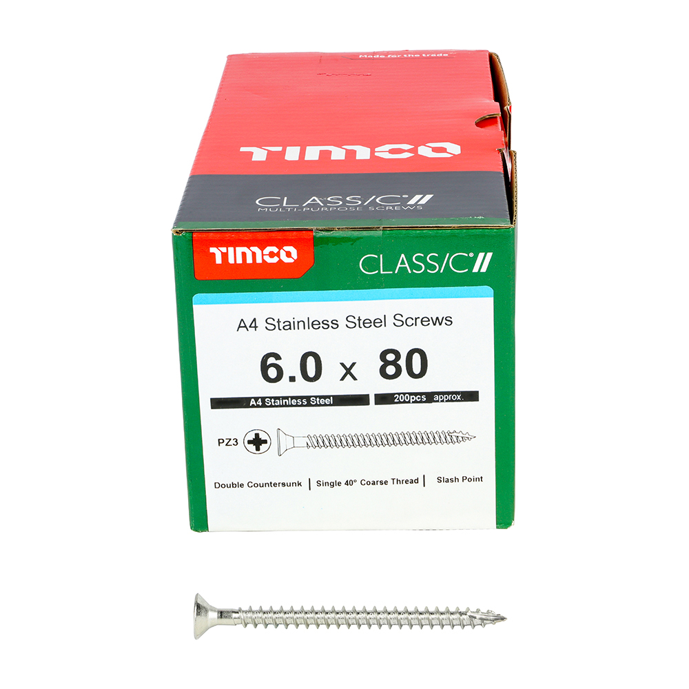 Classic Screw PZ3 CSK A4 SS - Image 3