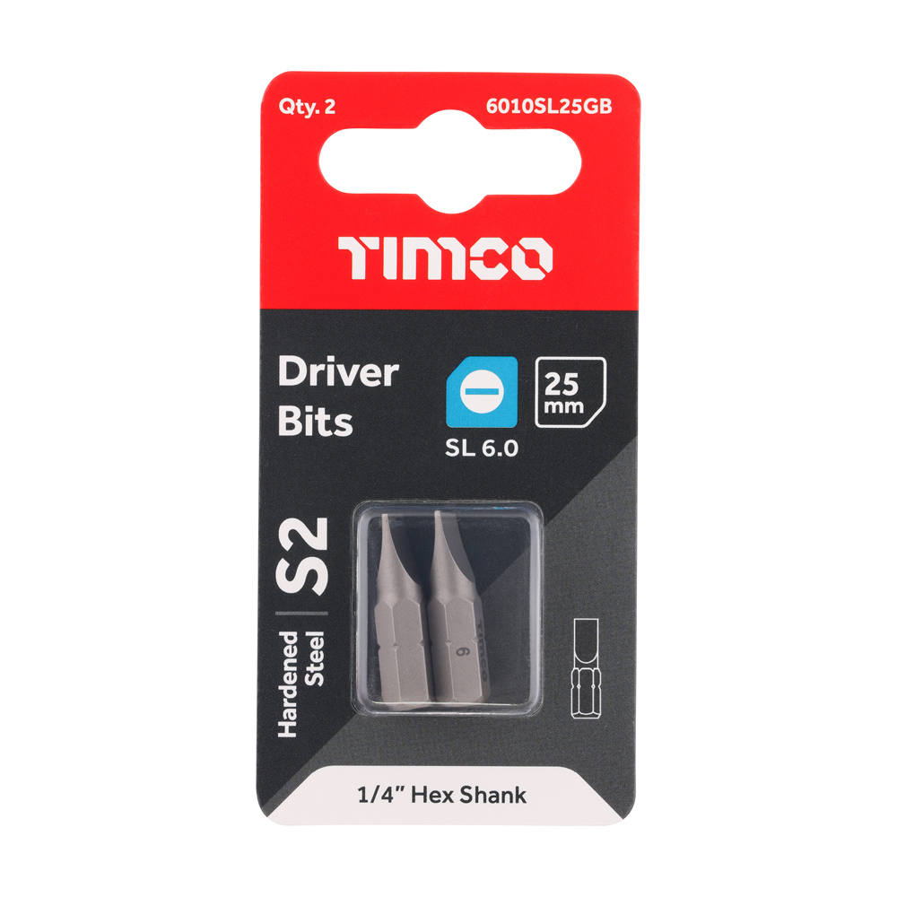Slotted Driver Bit - S2 Grey - Image 2