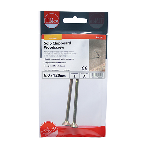 Solo Woodscrew PZ3 CSK - ZYP - Image 2