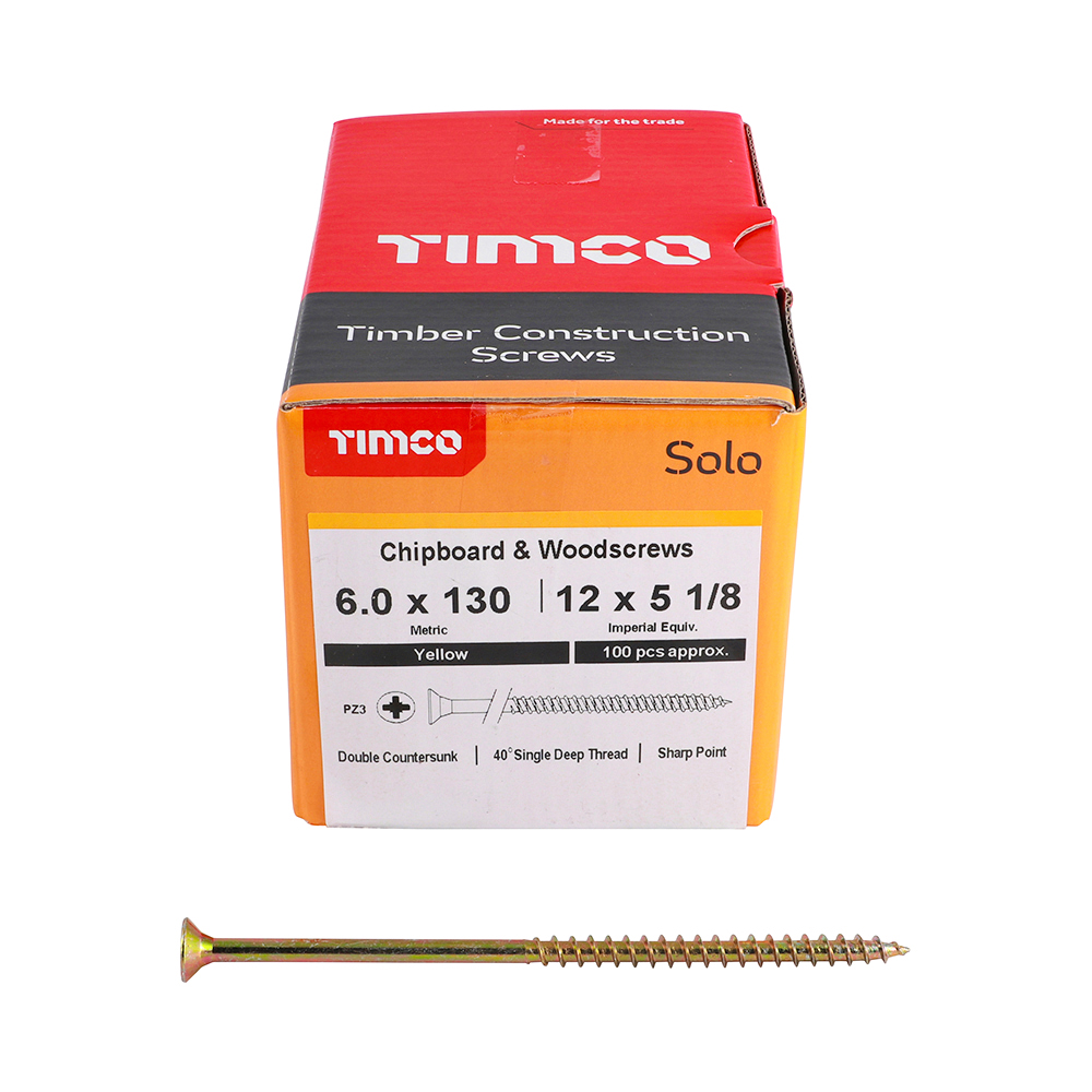 Solo Woodscrew PZ3 CSK ZYP - Image 3