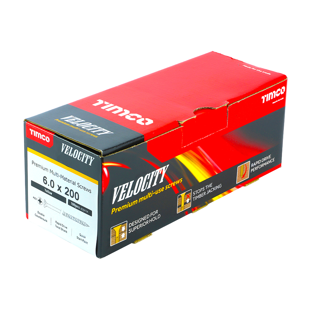 Velocity Screw PZ3 CSK ZYP - Image 2