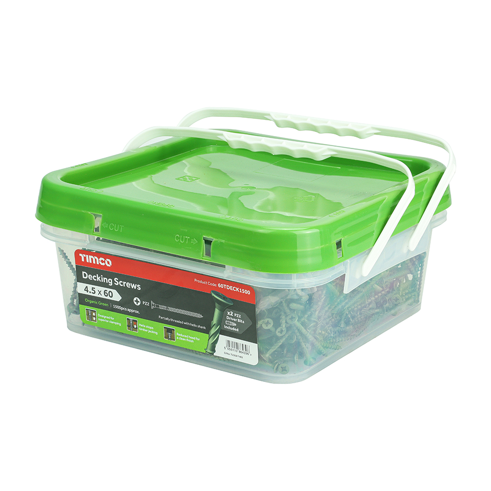 Decking Screw PZ2 - Green - Image 3