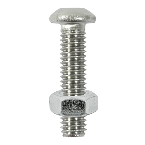 Button Socket & Nut - A2 SS - Image 1