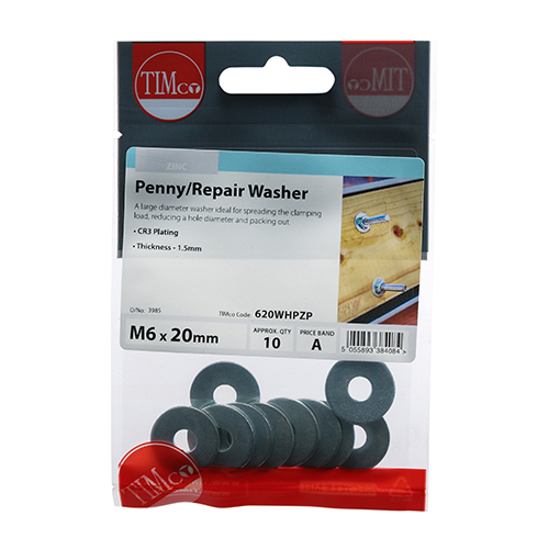 Penny Washer DIN 9054 - BZP - Image 2