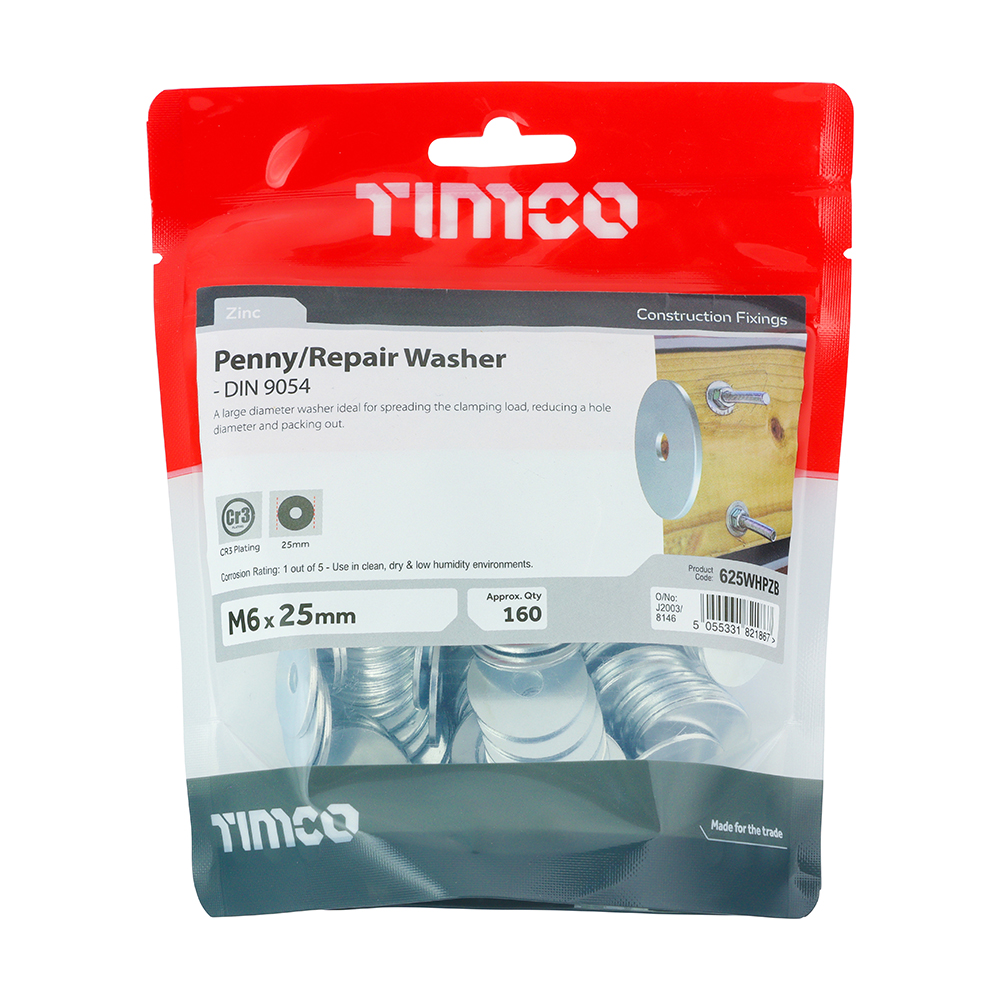 Penny Washer DIN 9054 - BZP - Image 2