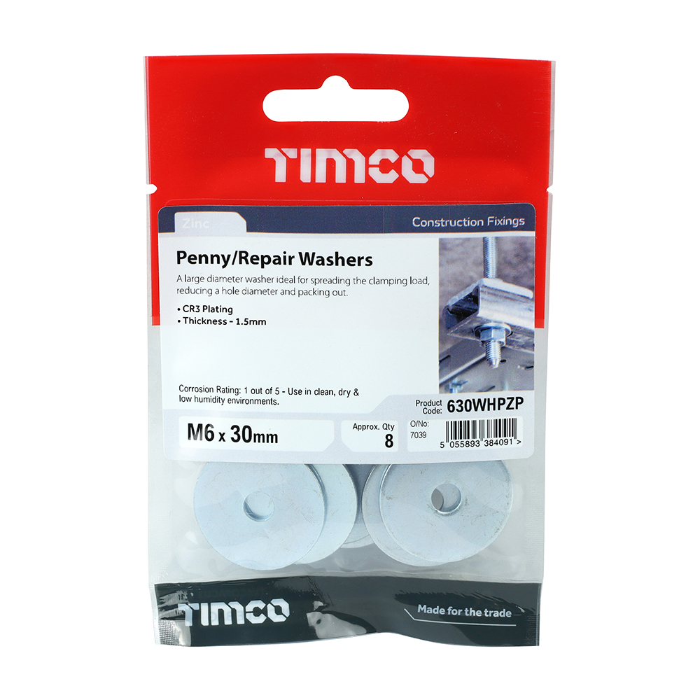 Penny Washer DIN 9054 - BZP - Image 2