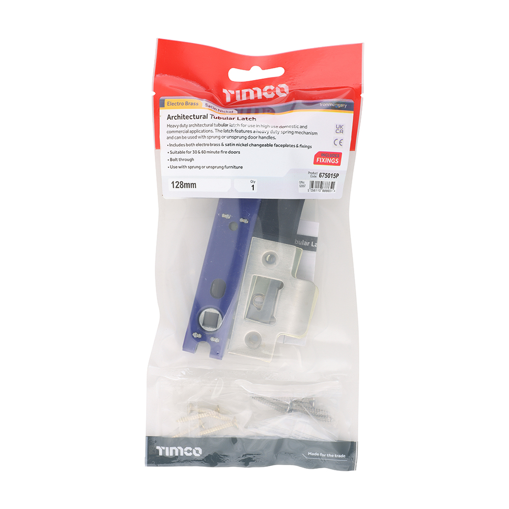 Arch Tubular Latch EB & SN - Image 2