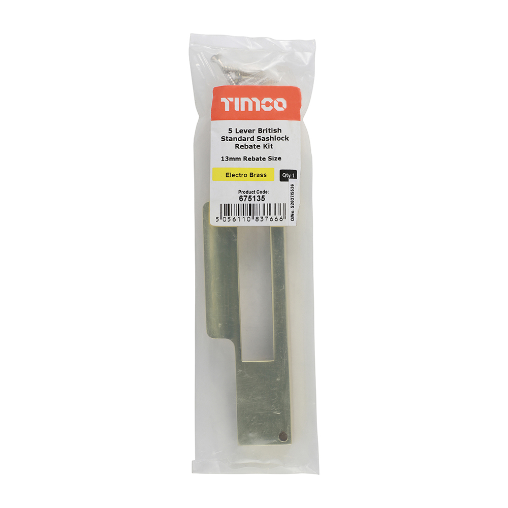 5L Sash Rebate Kit E. Brass - Image 3