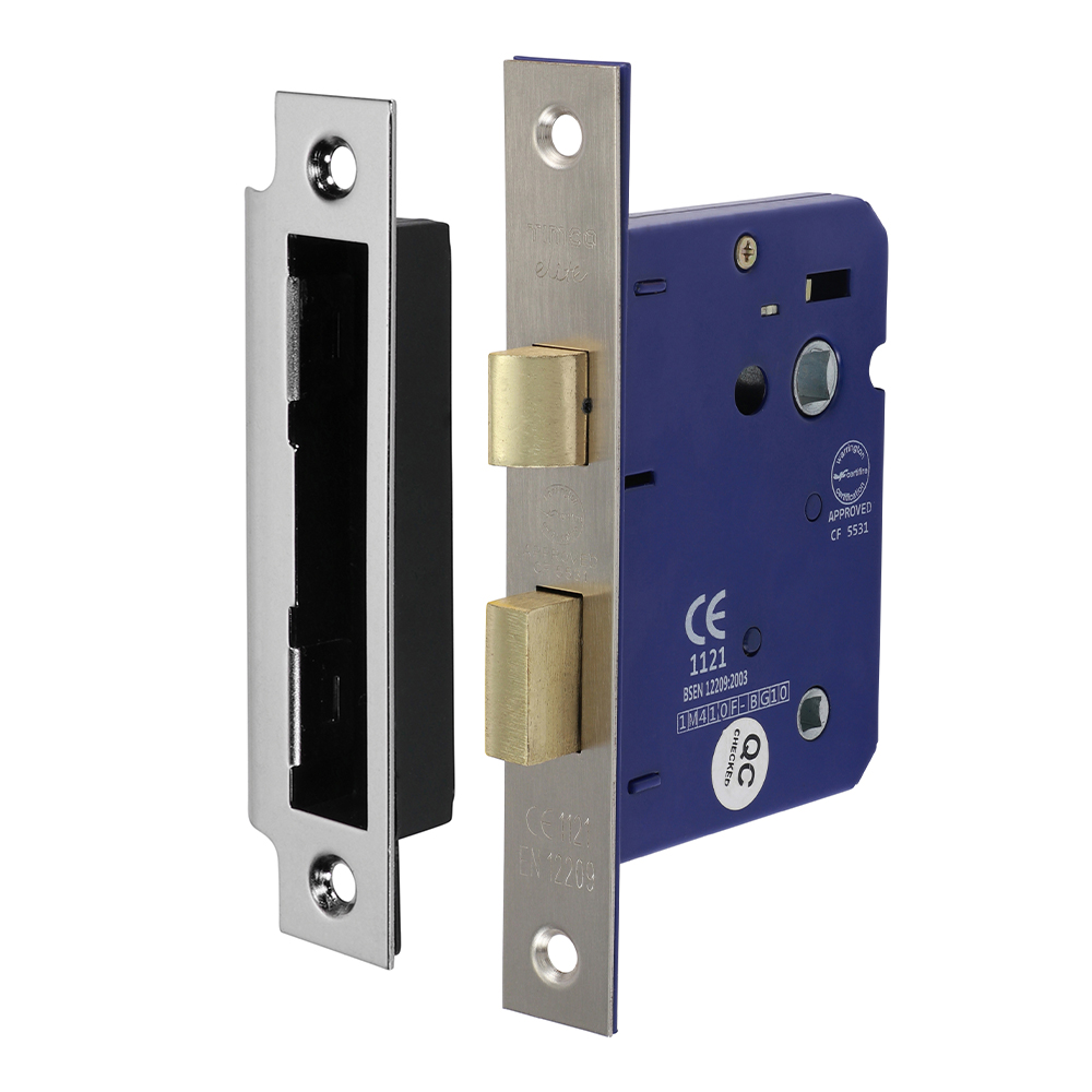 Bathroom Lock Sat. Nickel