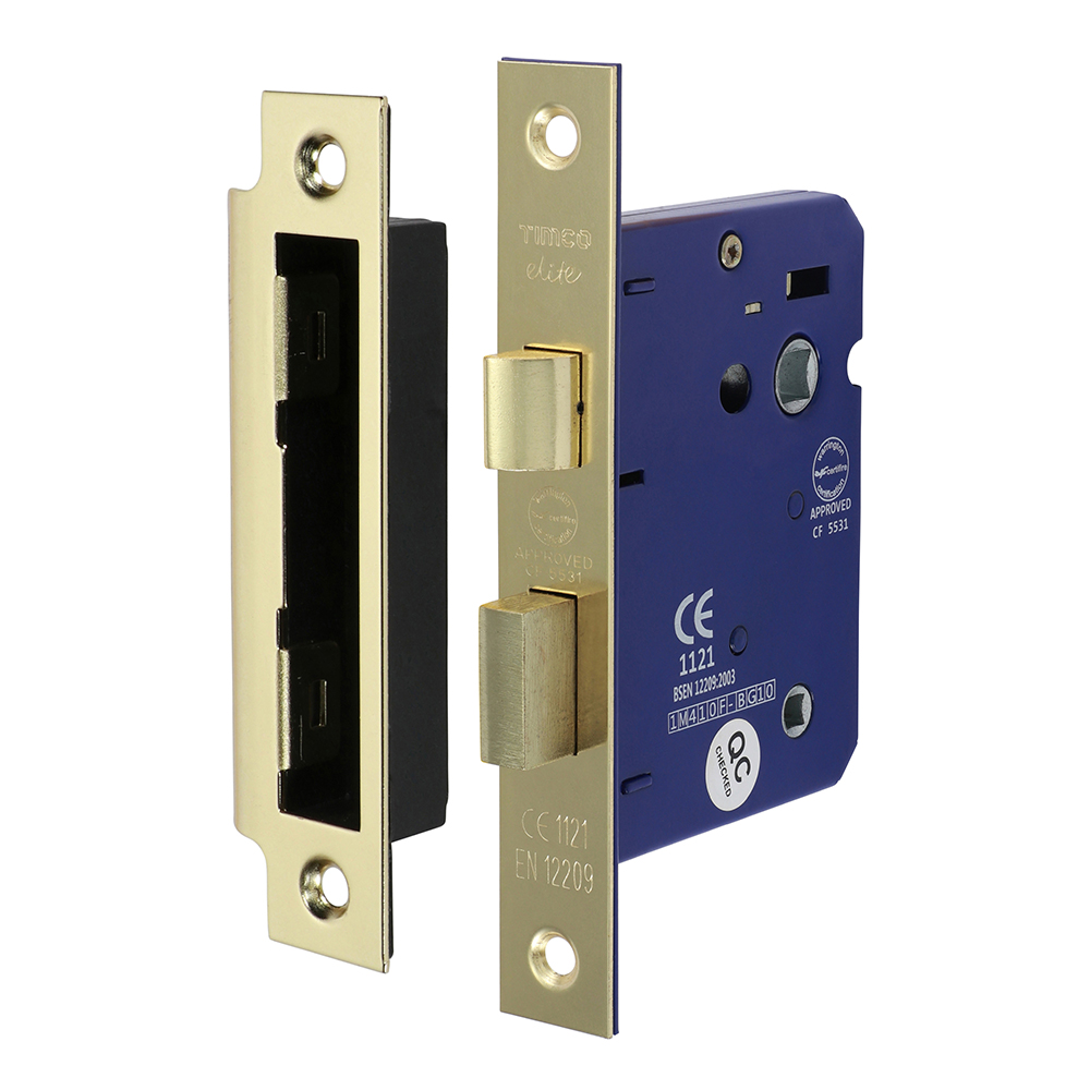 Bathroom Lock E. Brass
