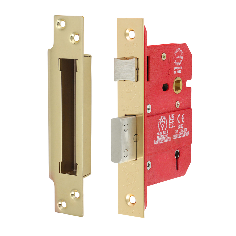 5 Lever BS CE Sashlock E.Brass
