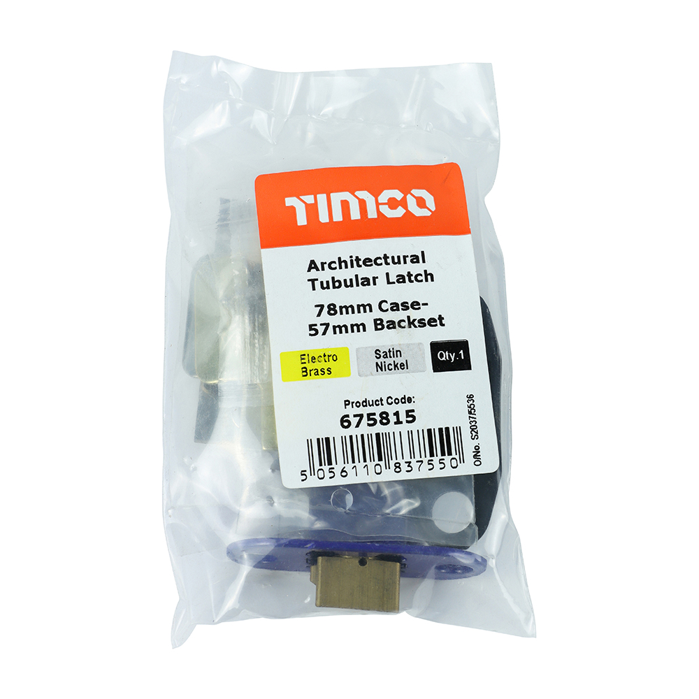 Arch Tubular Latch EB & SN - Image 2