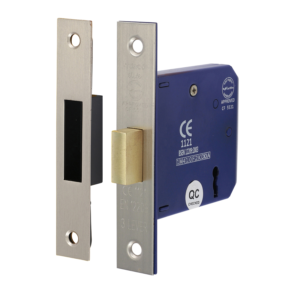 3 Lever Deadlock Sat. Nickel