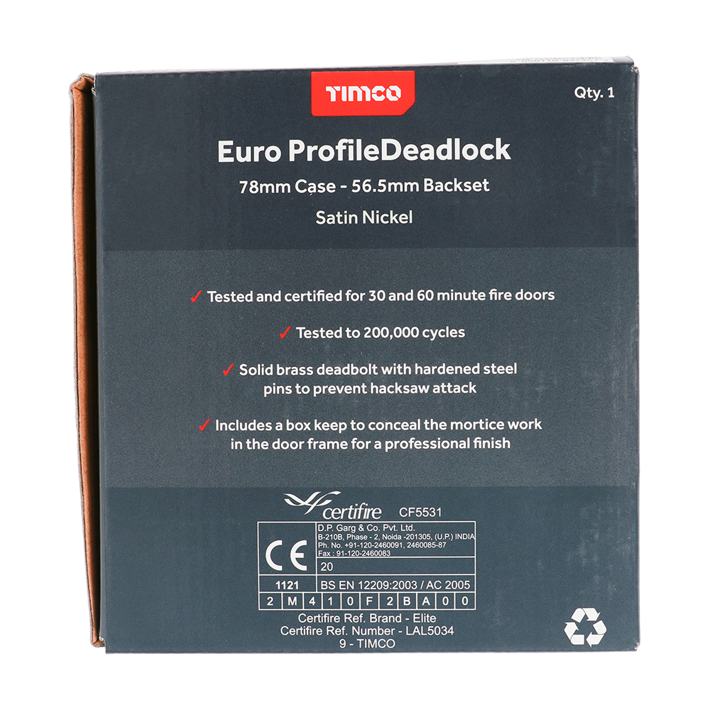 Euro Deadlock Sat. Nickel - Image 3