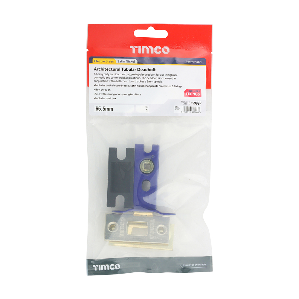Arch Tubular D/Bolt EB & SN - Image 2