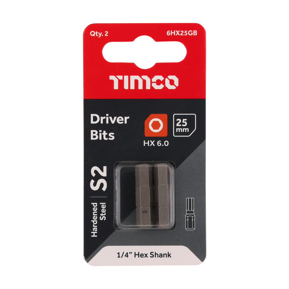 Hex Driver Bit - S2 Grey - Image 2