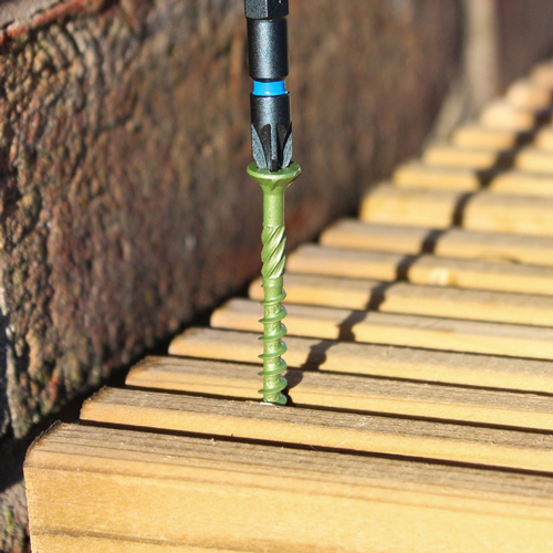 Decking Screw PZ2 - Green - Image 4