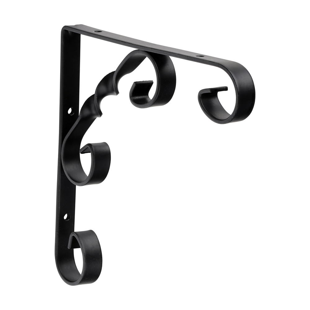 Scroll Bracket Black