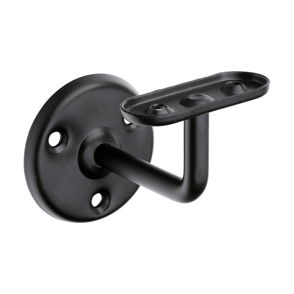 Steel Handrail Bracket Black