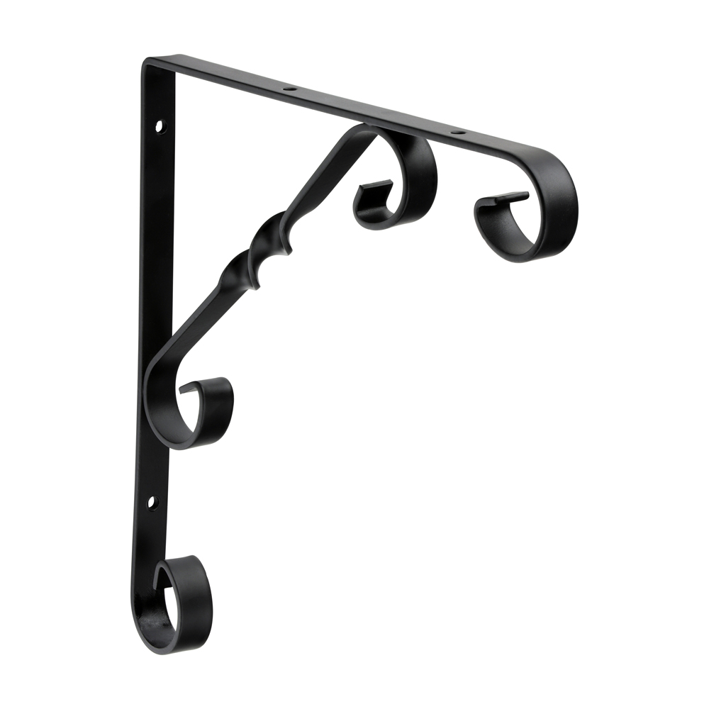 Scroll Bracket Black