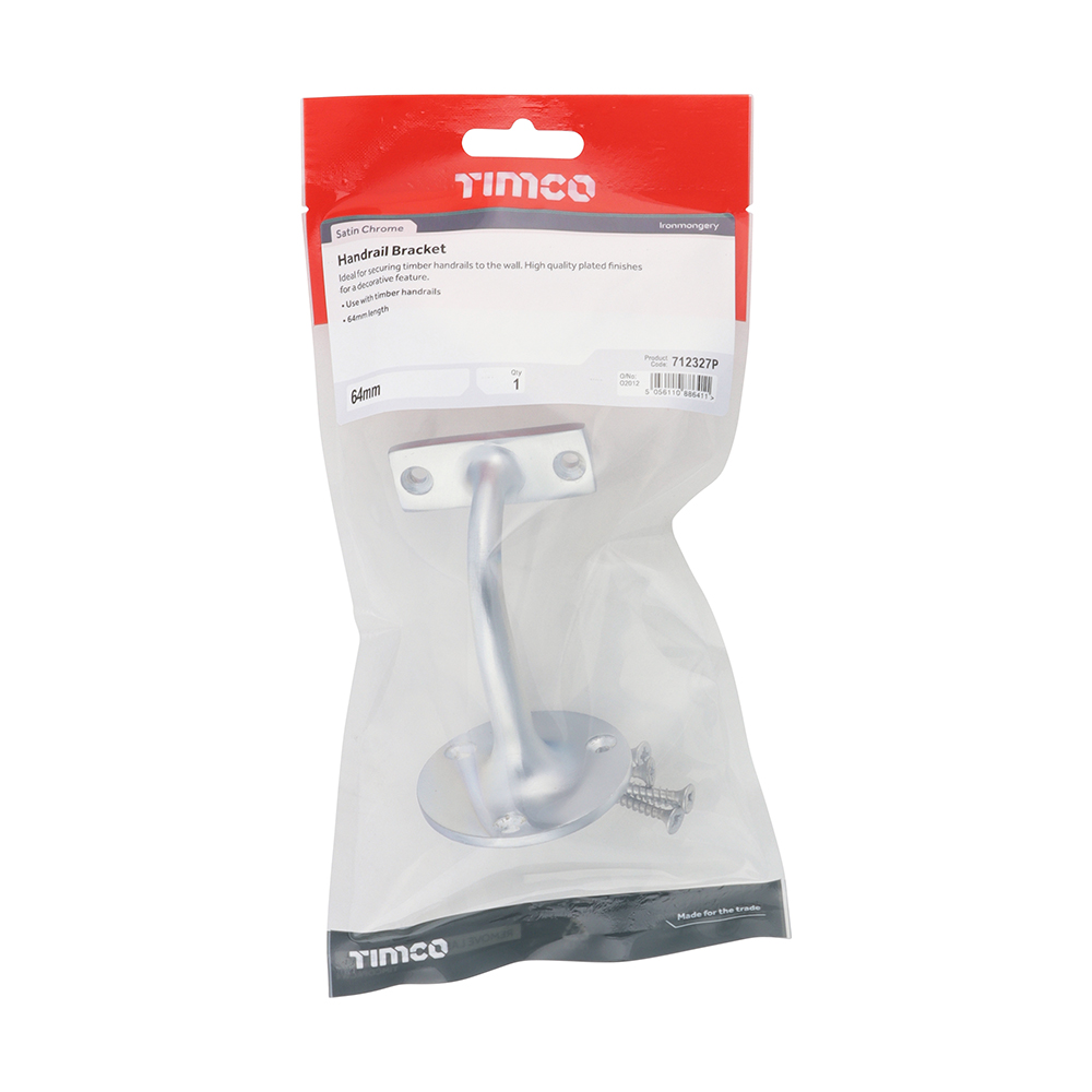 Handrail Bracket Sat. Chrome - Image 2