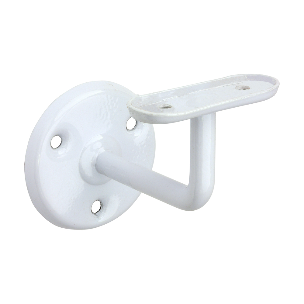 Steel Handrail Bracket White