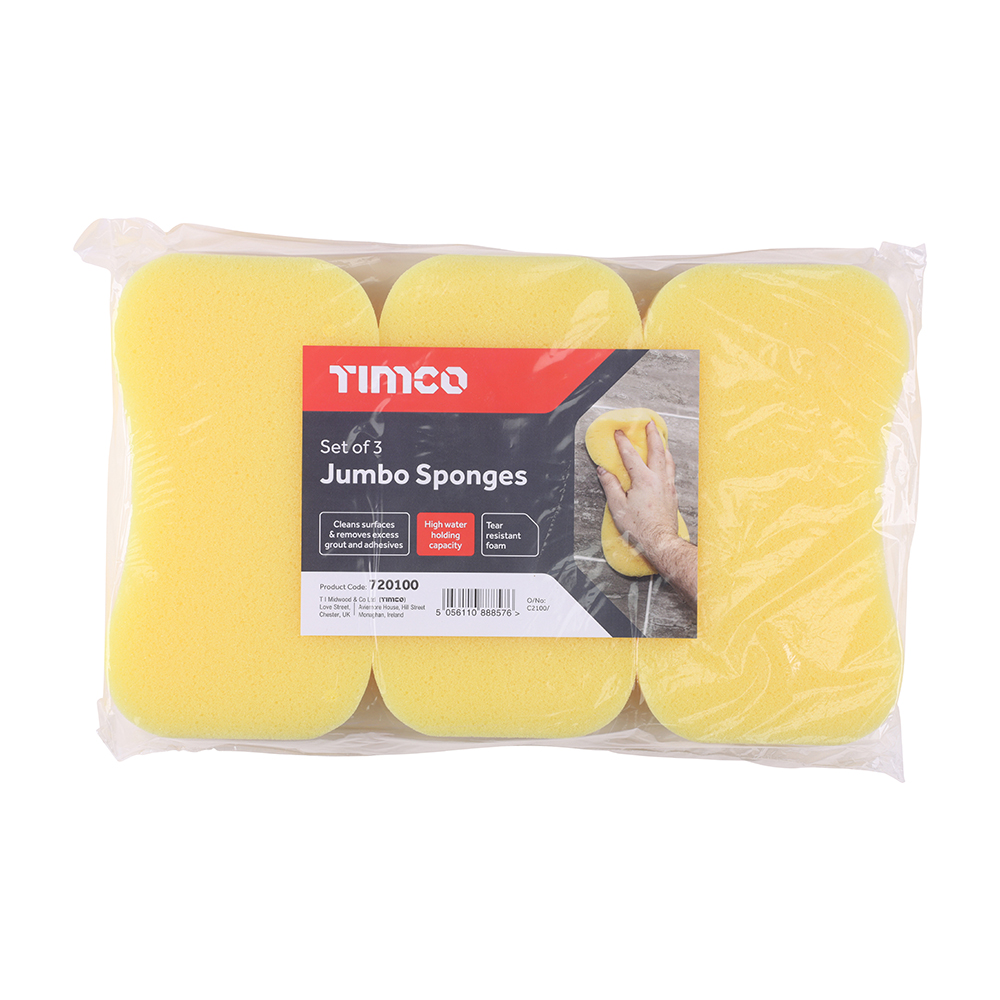 Jumbo Sponges 3 Pack - Image 2