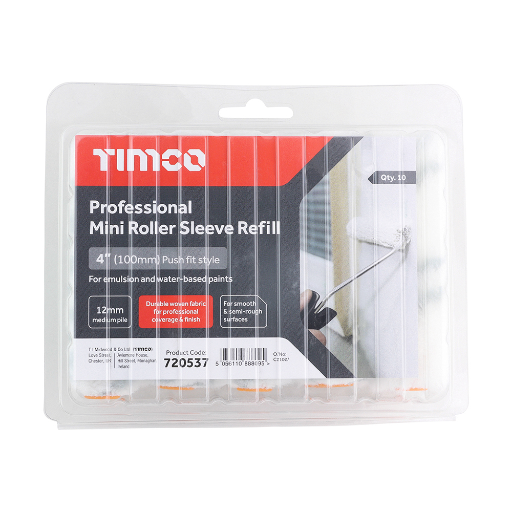 Pro Mini Roller Sleeves 12mm - Image 2