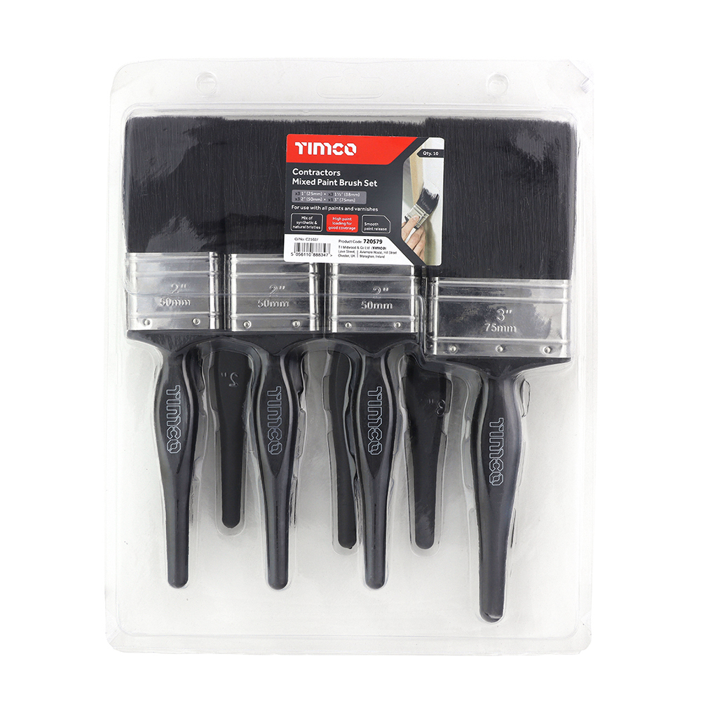 Contractors Paint Brush Set