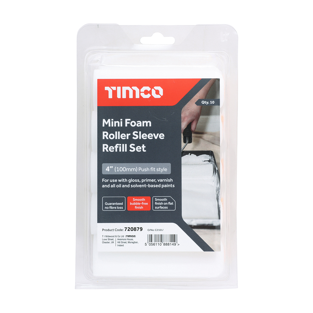 Foam Mini RollerSleeve Refills - Image 2