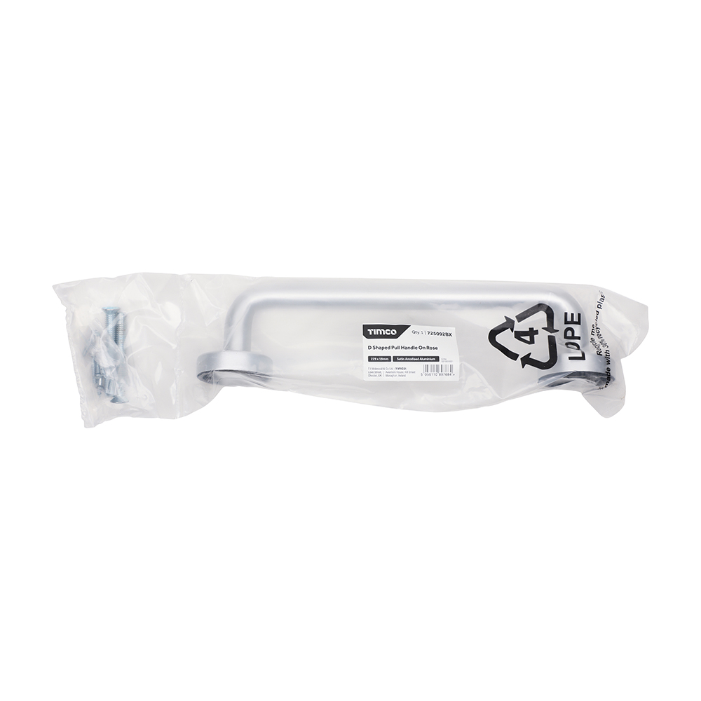DShape Pull Handle On Rose SAA - Image 2