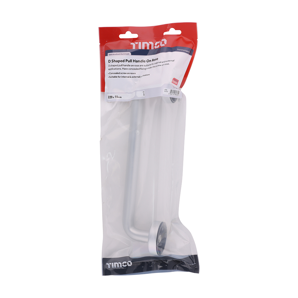DShape Pull Handle On Rose SAA - Image 2