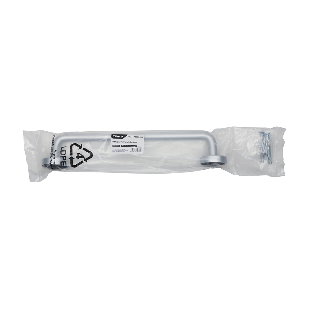 DShape Pull Handle On Rose SAA - Image 2