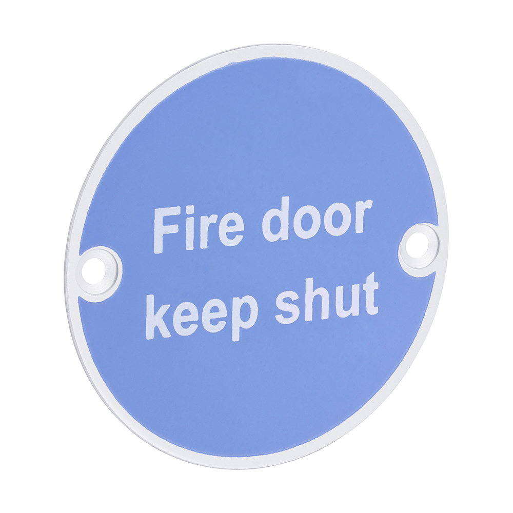 Fire Door Keep Shut Sign SAA