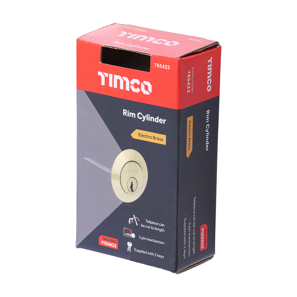 Rim Cylinder E. Brass - Image 2