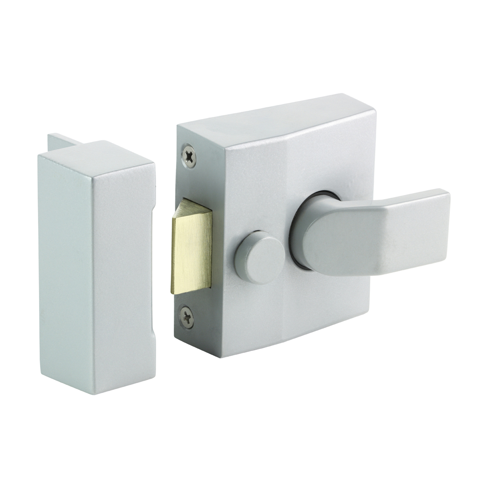 Narrow Nightlatch Silver
