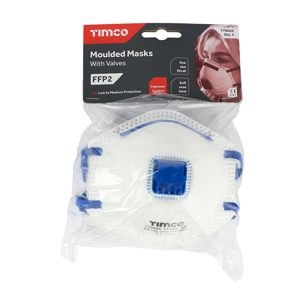 FFP2 Moulded Mask - Valved - Image 3