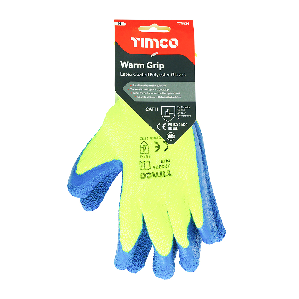Warm Grip Glove Latex Crinkle - Image 2