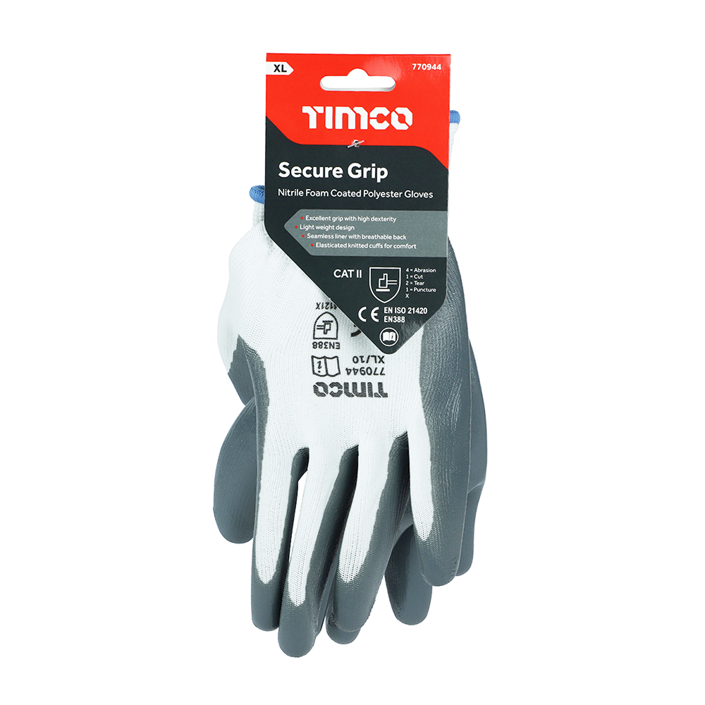 Secure Grip Glove Nitrile Foam - Image 2