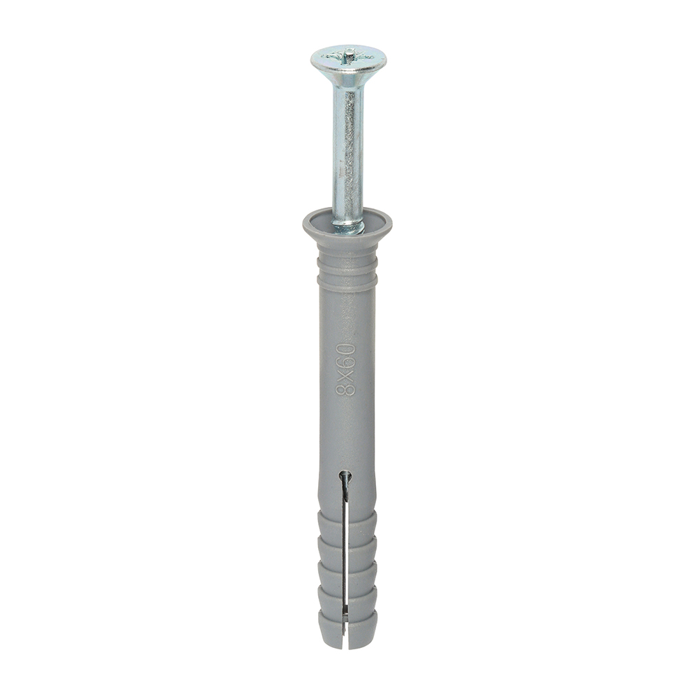 Nylon Hammer Fixing - BZP